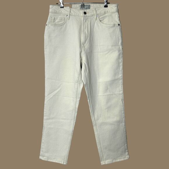 Everlane The Curvy Cheeky Straight Jean Ecru Women's 30C Crop NWT High Waisted - Picture 2 of 9